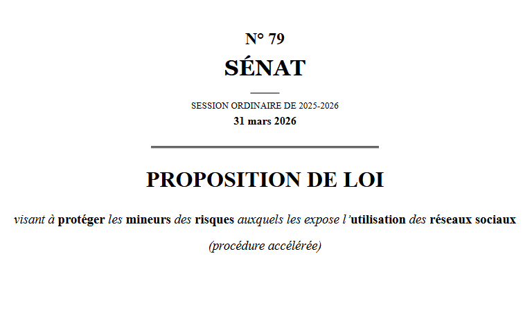 Discussion générale – Proposition de loi visant à protéger les mineurs des risques auxquels les expose l’utilisation des réseaux sociaux – 31 mars 2026