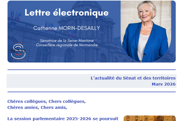 Lettre électronique | Mars 2026