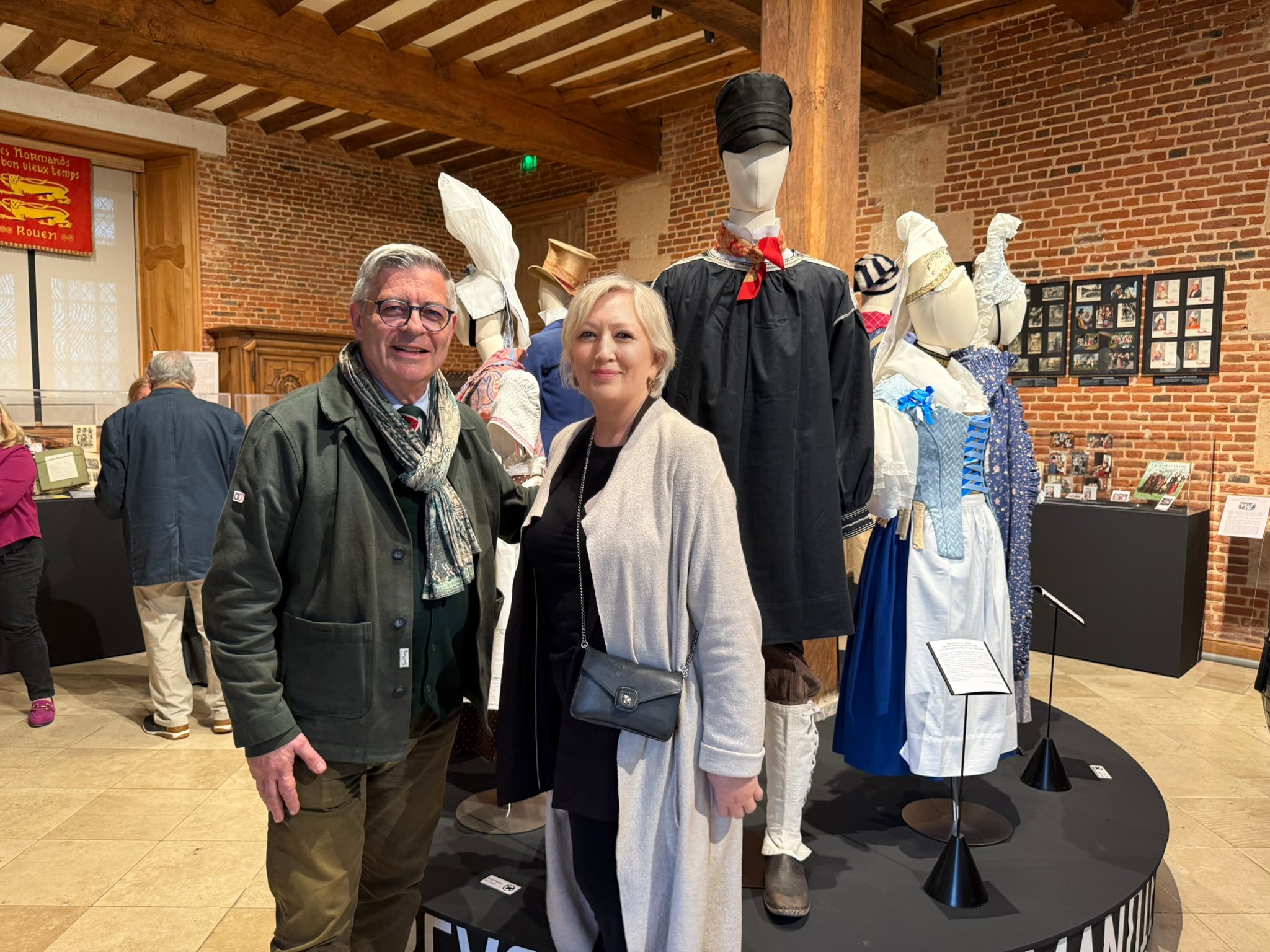 Inauguration de l’exposition « j’irai revoir ma Normandie » au musée des Traditions et Arts Normands, à Martinville – Epreville